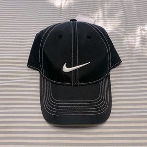 Black and White Nike Dri-Fit Hat